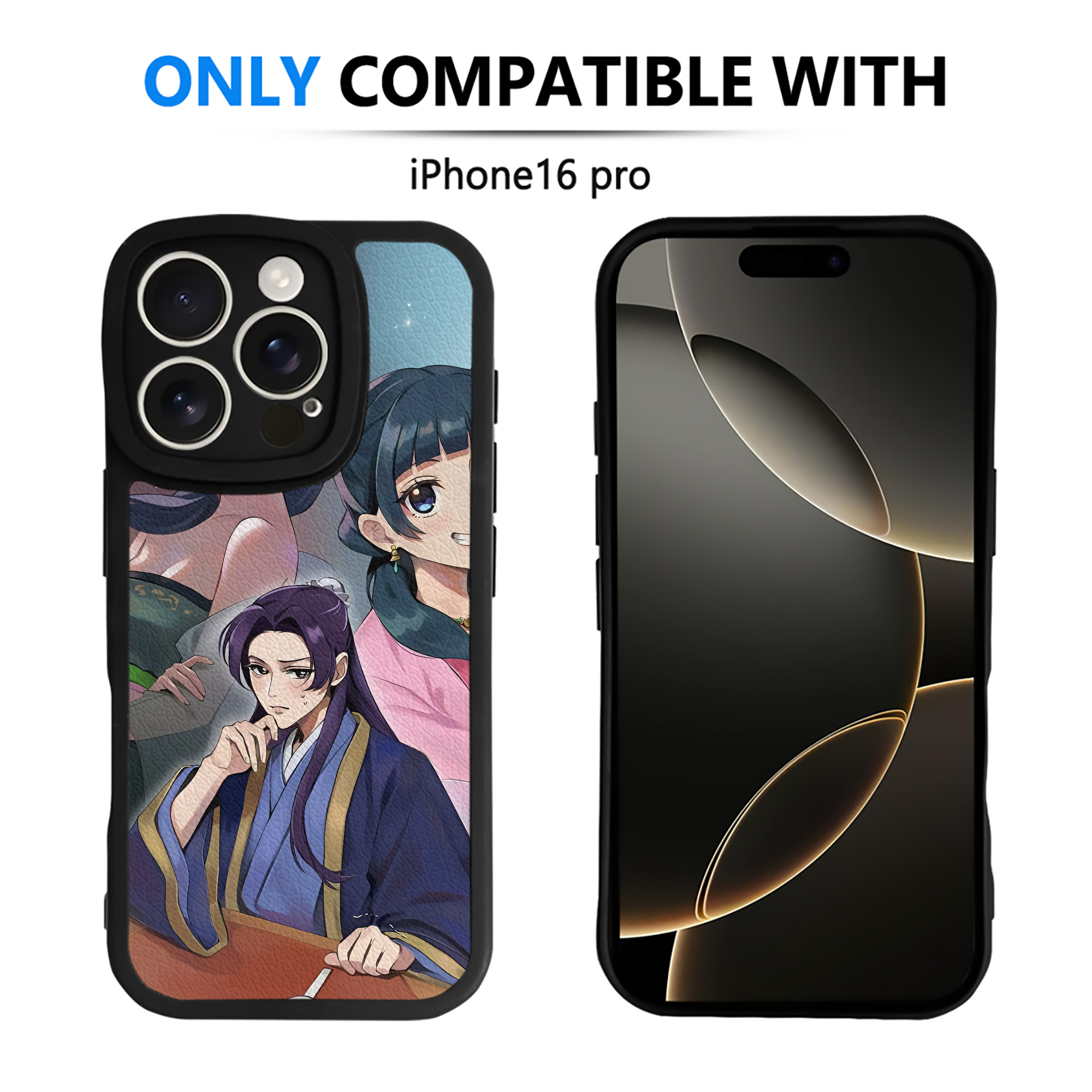薬屋のひとりごと The Apothecary Diaries 【iPhone 16シリーズ対応】シリコンスマホケース（レザー調） 材質：シリコン